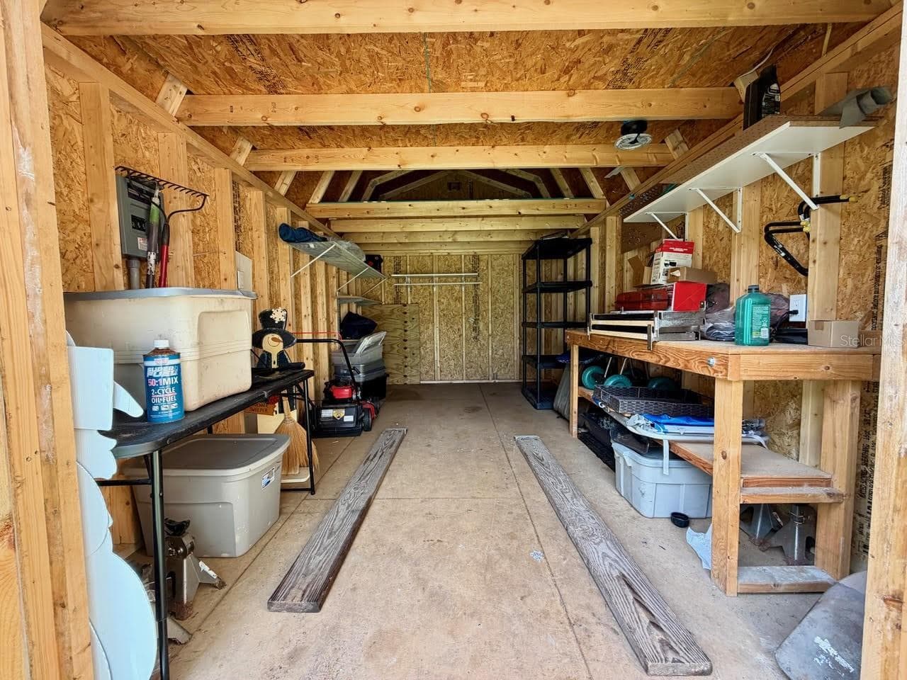 Inside of the Large Shed - 5171 MAHOGANY BLVD, BUNNELL