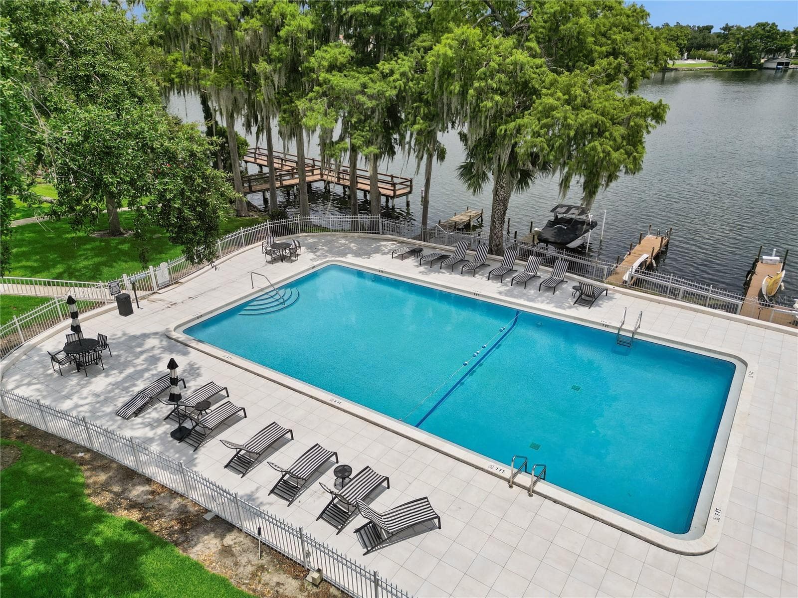 Community Pool with views of Lake Maitland - 1140 S ORLANDO AVE #E11, MAITLAND