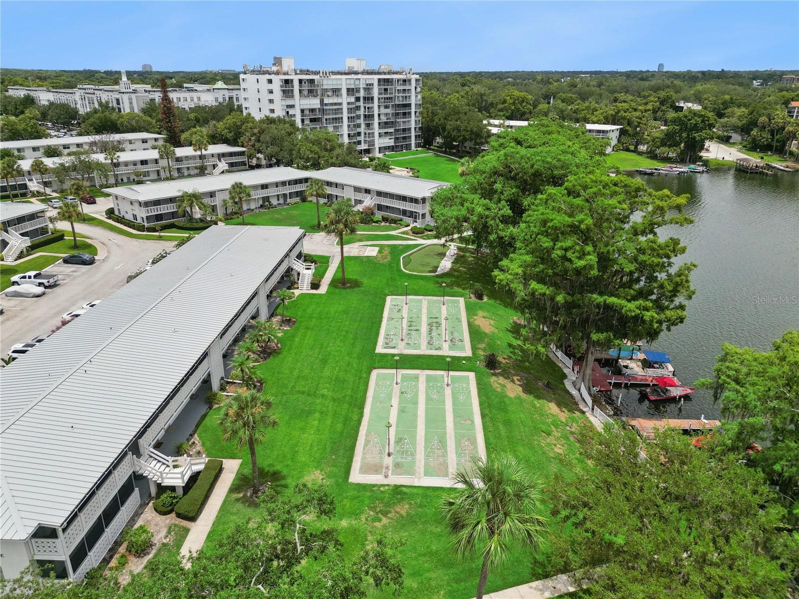Aerial view of community - 1140 S ORLANDO AVE #E11, MAITLAND