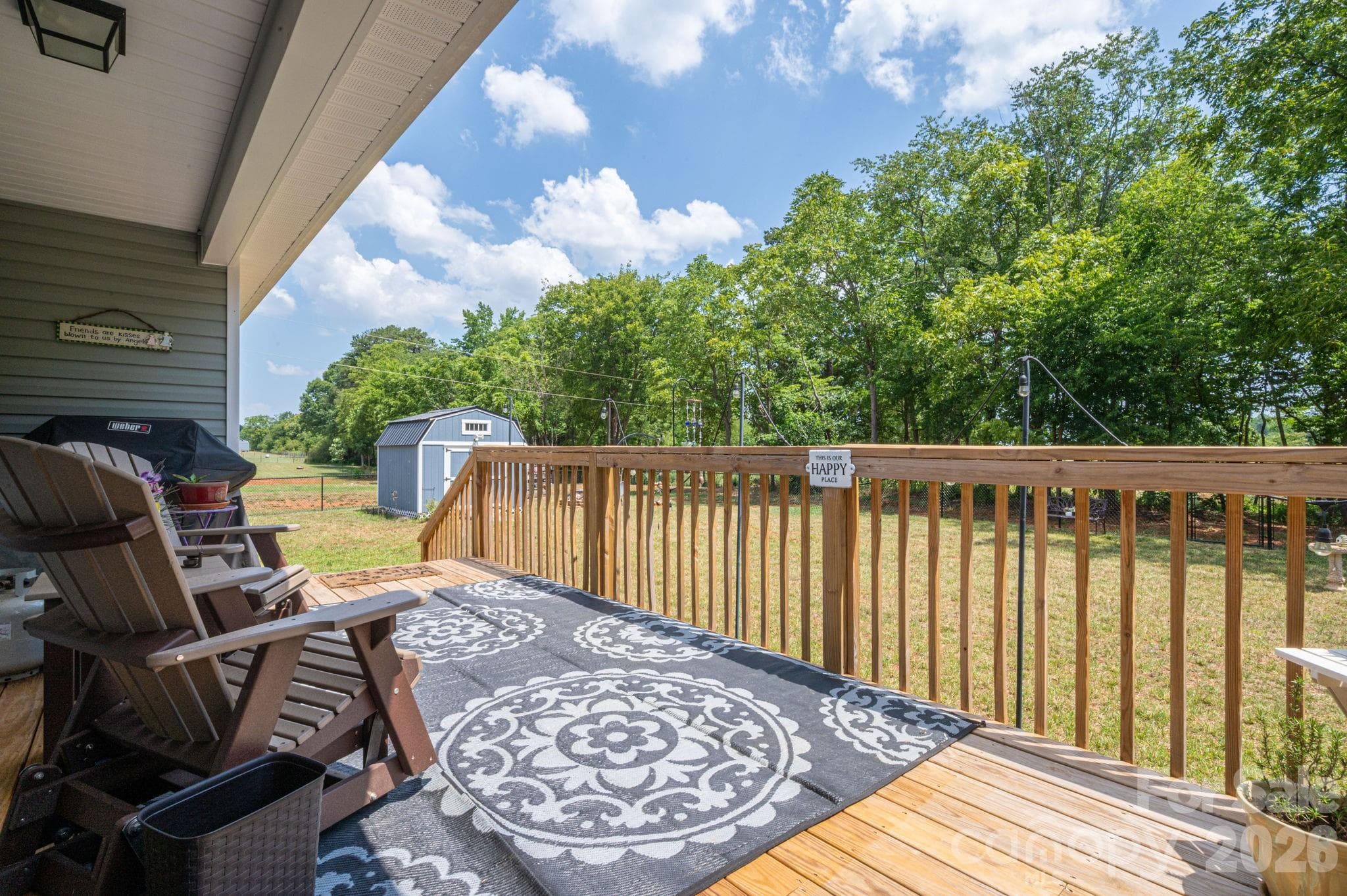 View from deck - Newton