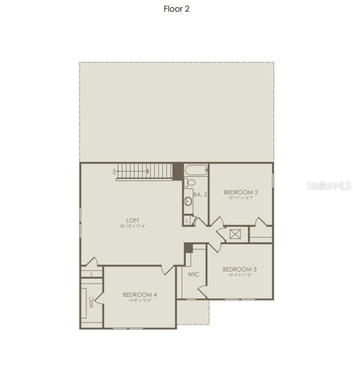 Floor Plan - Floor Two - 1470 RIDGE TREE DRIVE, ORMOND BEACH