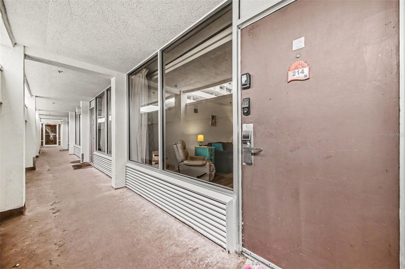 door to room - 2700 N ATLANTIC AVE #214, DAYTONA BEACH
