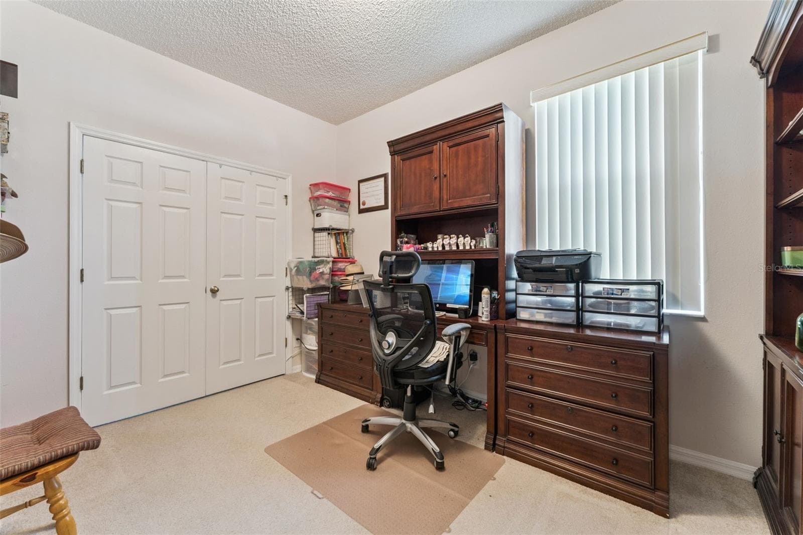 Bedroom 4 used as a home office - 9955 MEDALLION BLUFF LN, ORLANDO