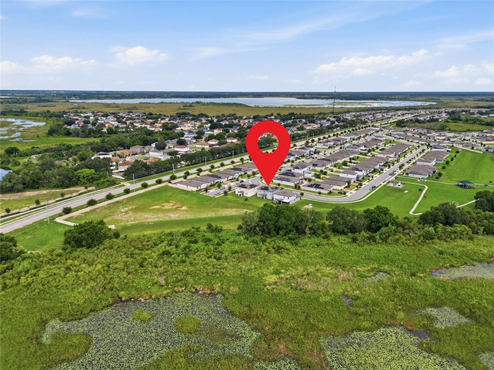Community aerial view - 3310 WEITZEL DR, HAINES CITY
