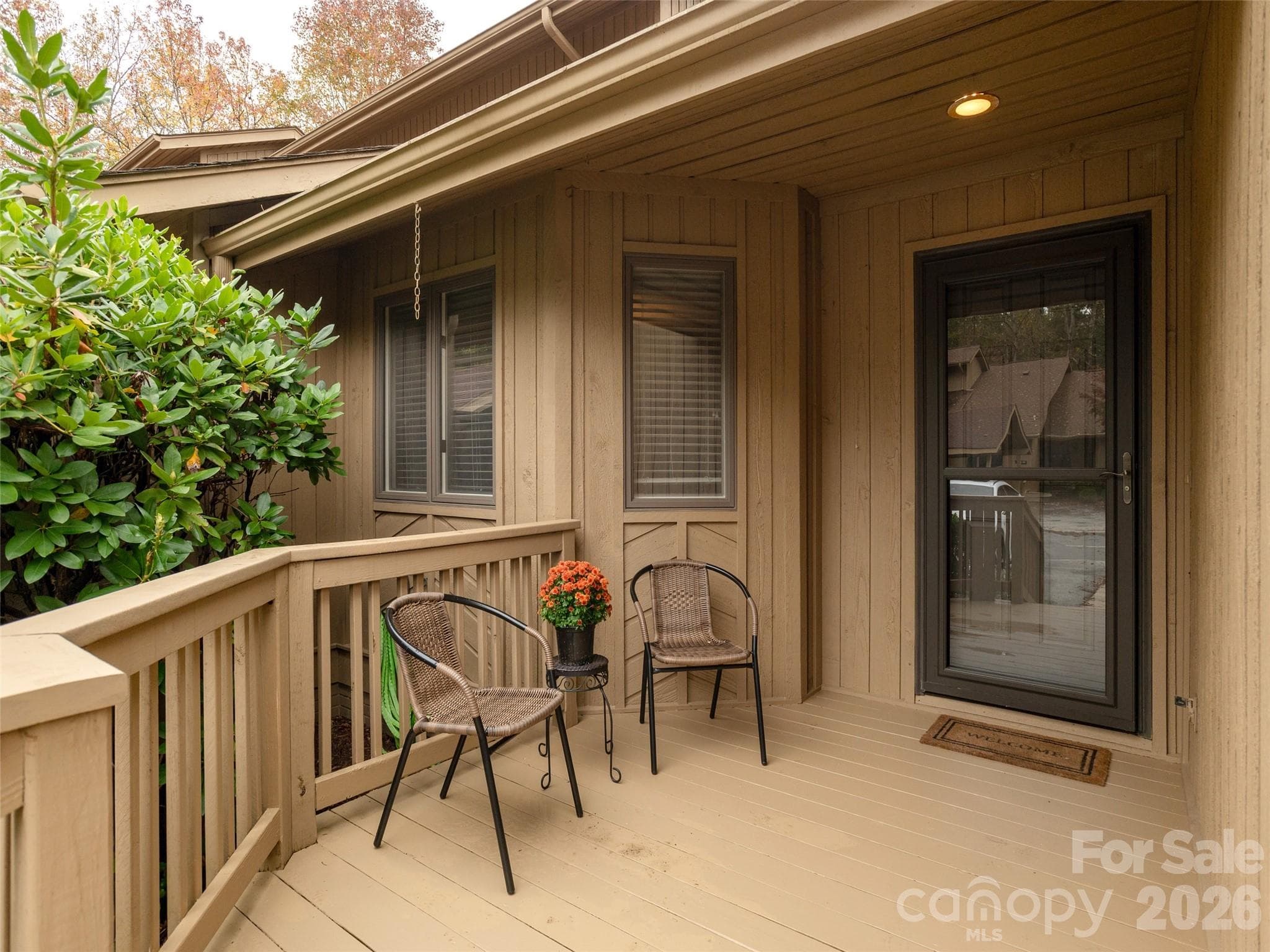 Large front porch for relaxing. - Hendersonville