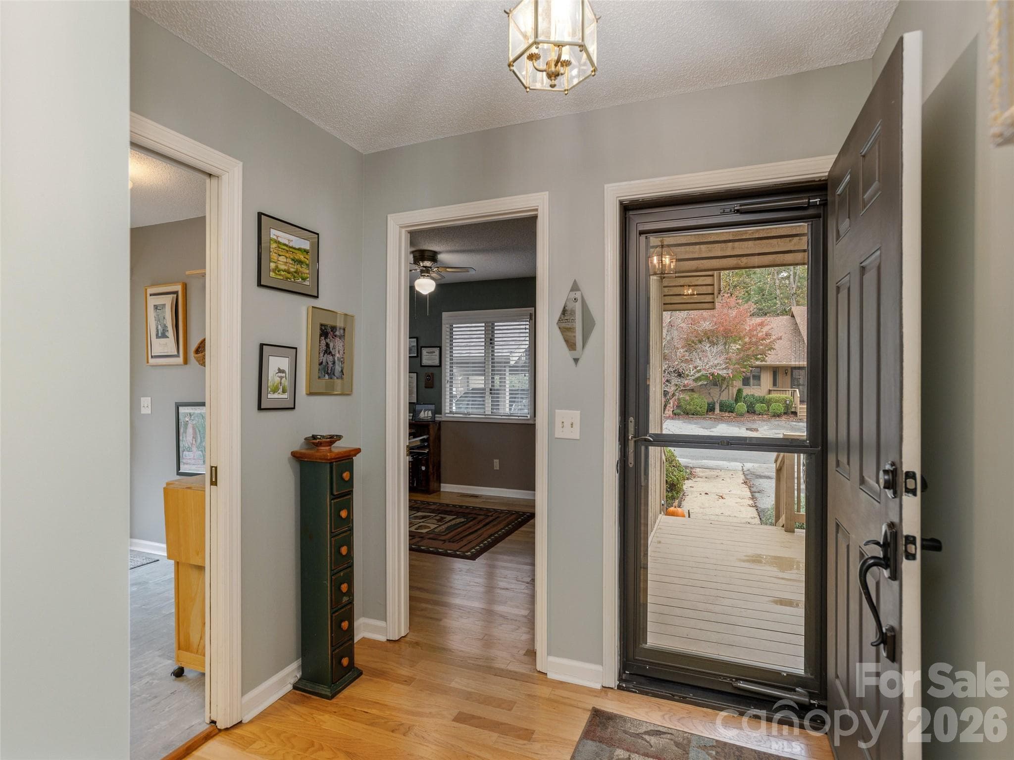 Foyer with glass storm door to let in the natural light - Hendersonville