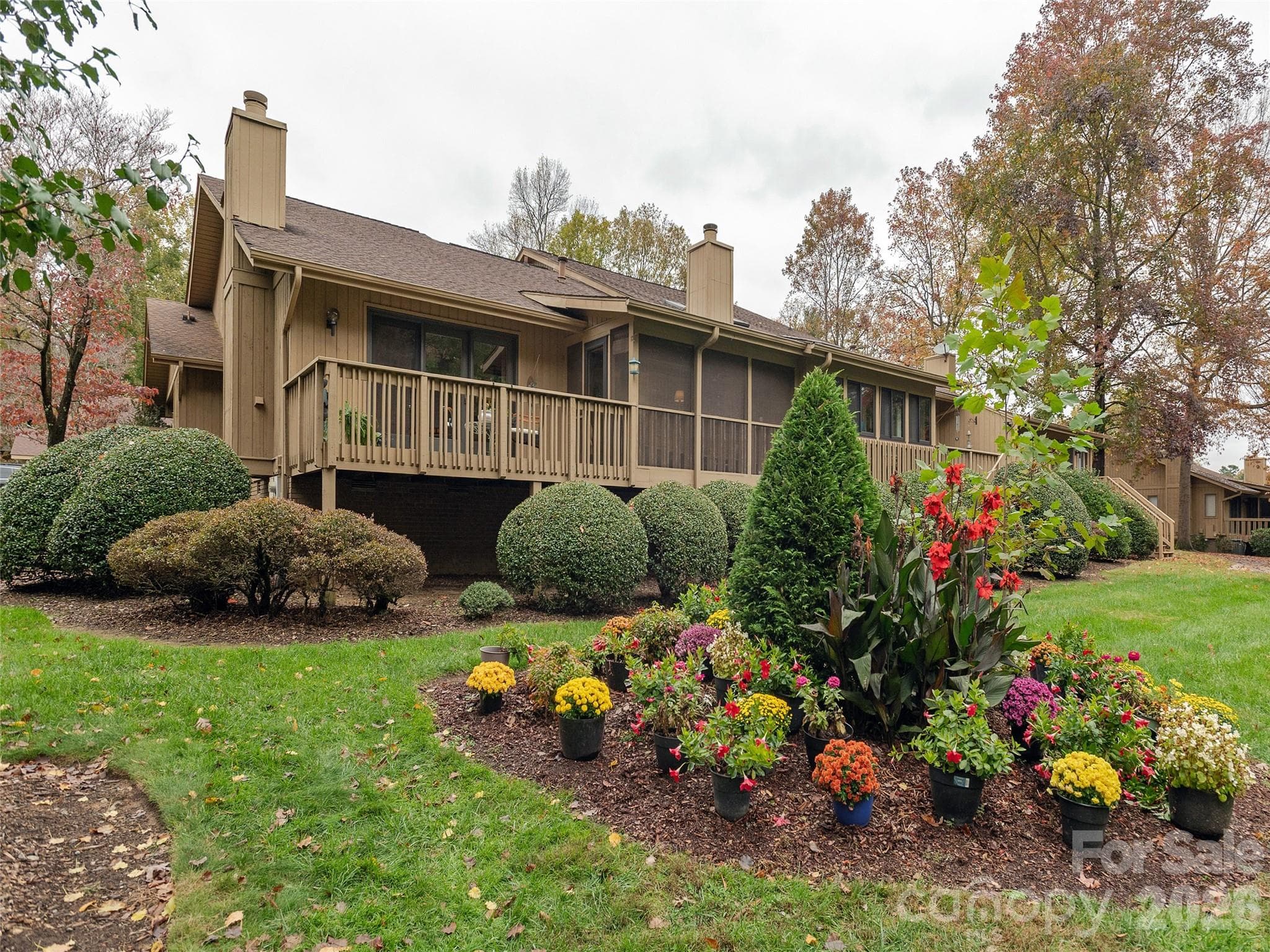 Back of the home - 606 Red Oak Drive, Hendersonville