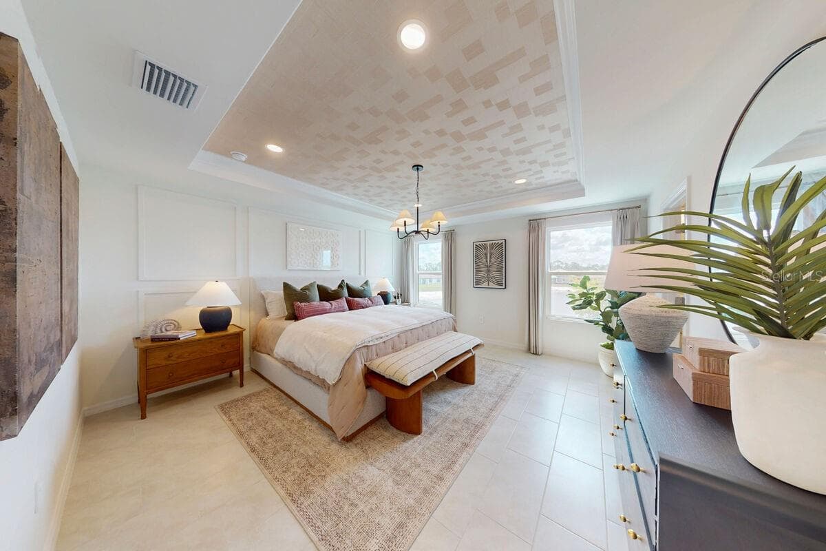 Primary Bedroom-Pictures are of Model Home for representational purposes only. - 13688 LOREDO WAY, PUNTA GORDA