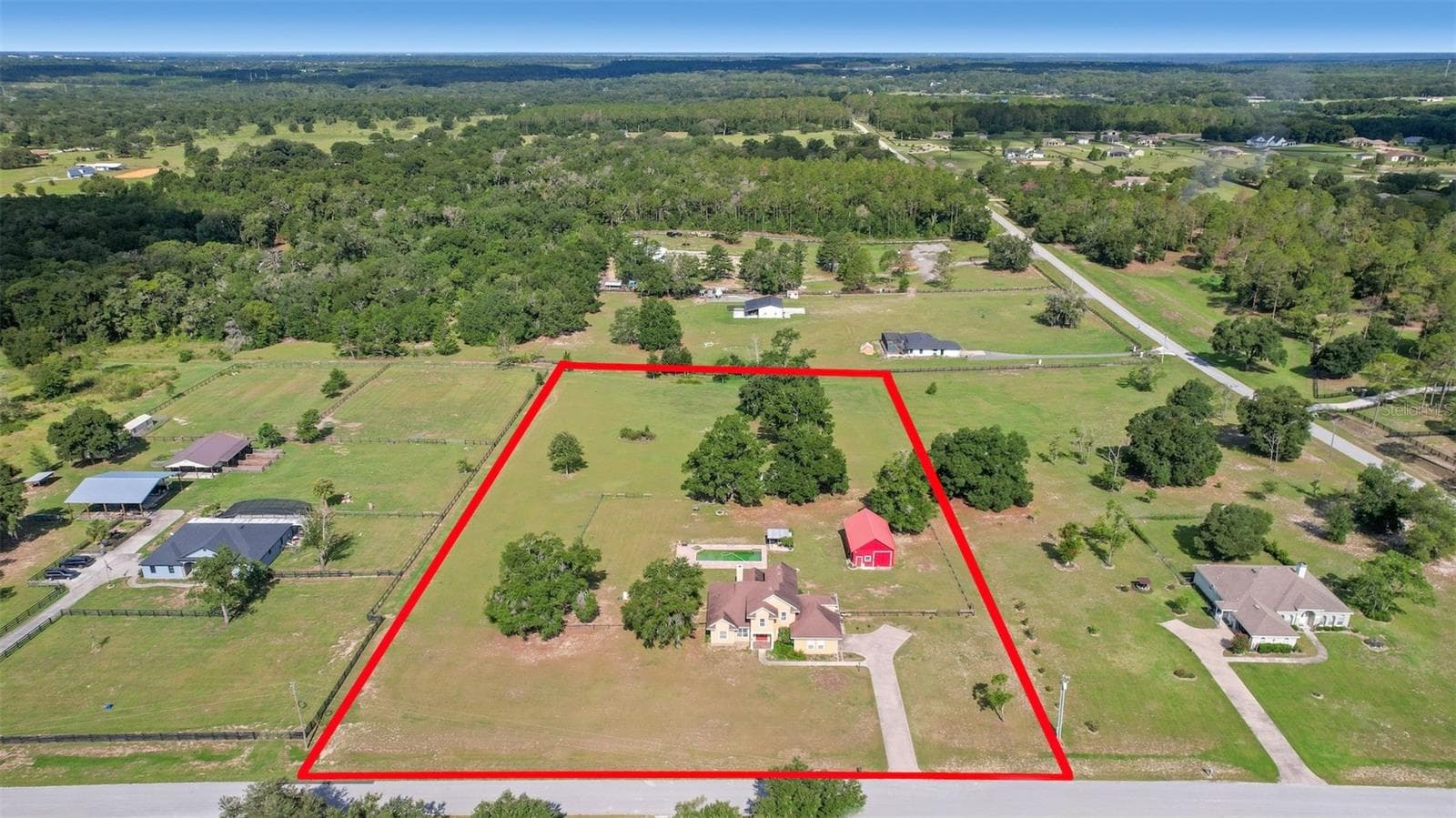 Aerial - 4.76 Acres - 35405 STAGECOACH TRL, EUSTIS
