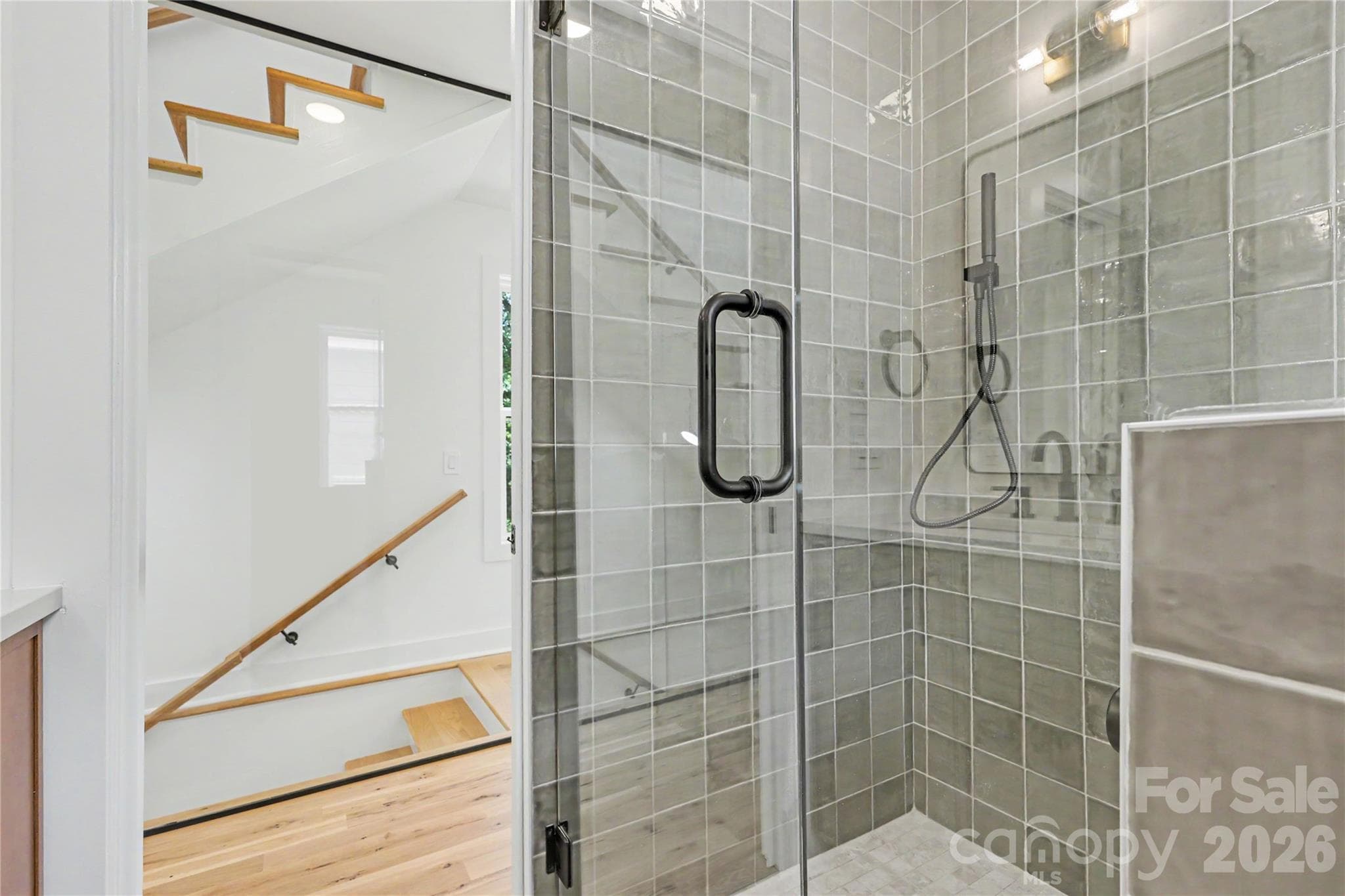 Guest bath with walk-in shower - 3024 Walter Street, Charlotte