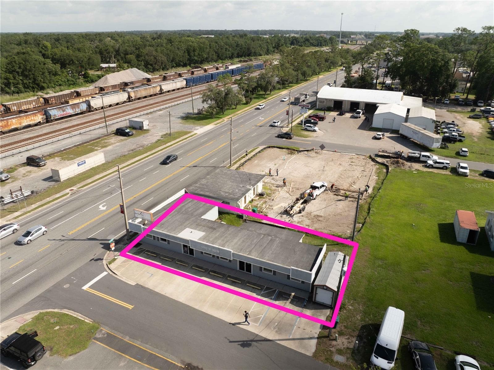 Aerial view of property - 700 N MAIN ST, WILDWOOD