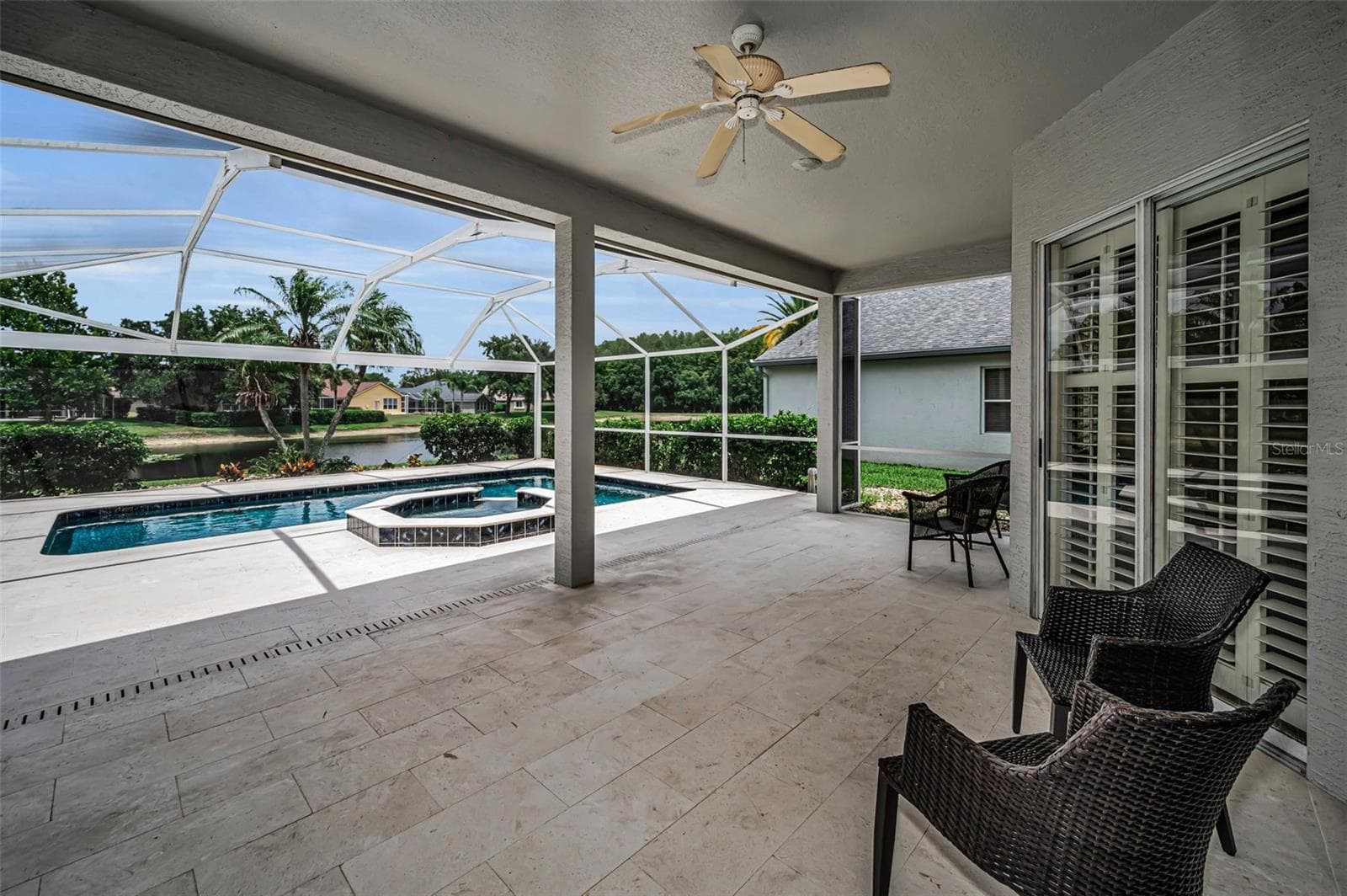Large covered Lanai - 4084 LIGUSTRUM DR, PALM HARBOR