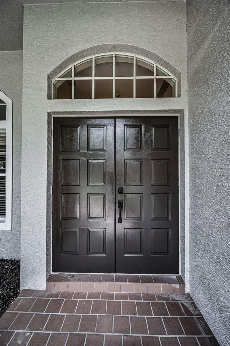 Front door - 4084 LIGUSTRUM DR, PALM HARBOR