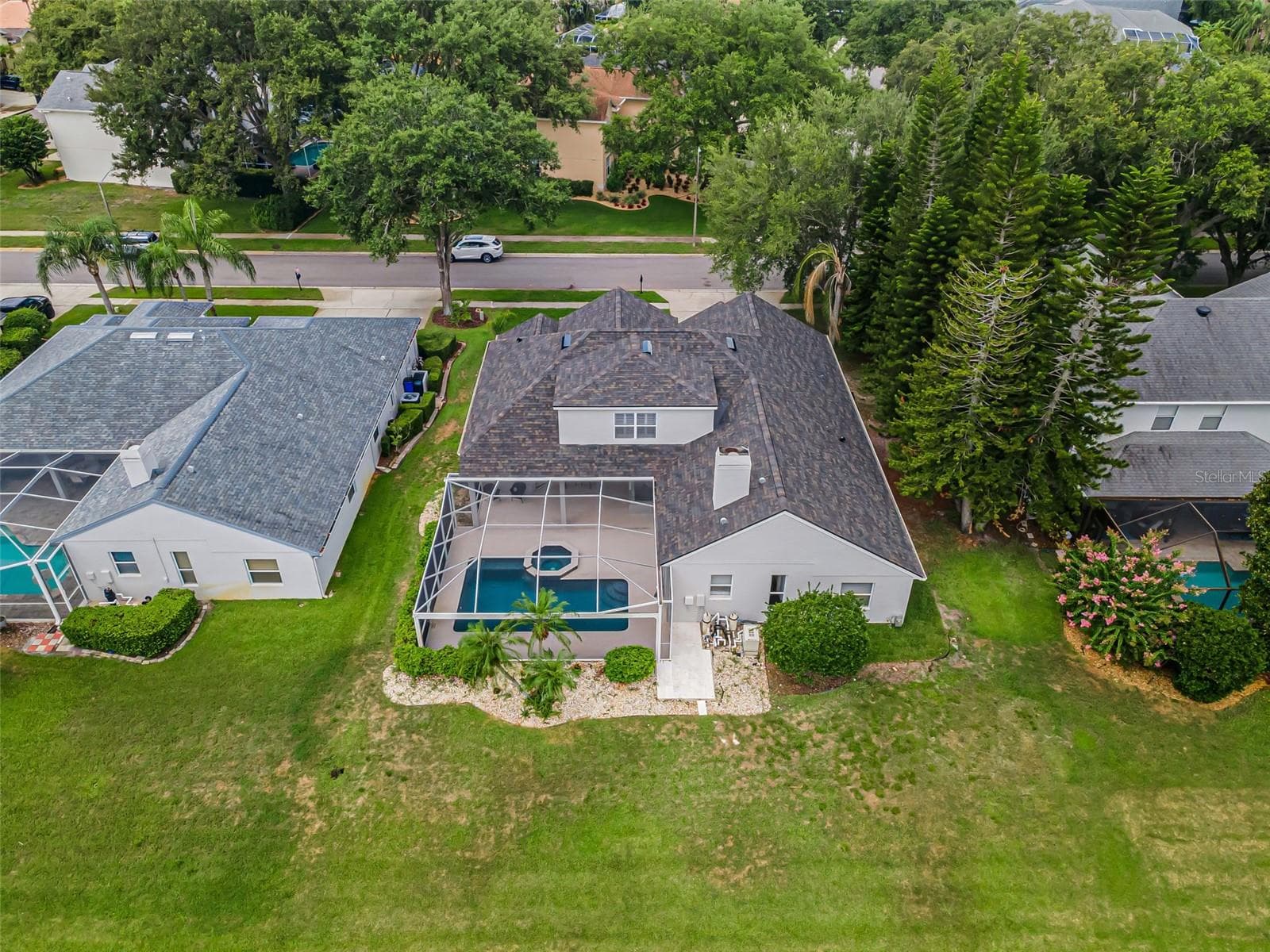 Aerial view - 4084 LIGUSTRUM DR, PALM HARBOR