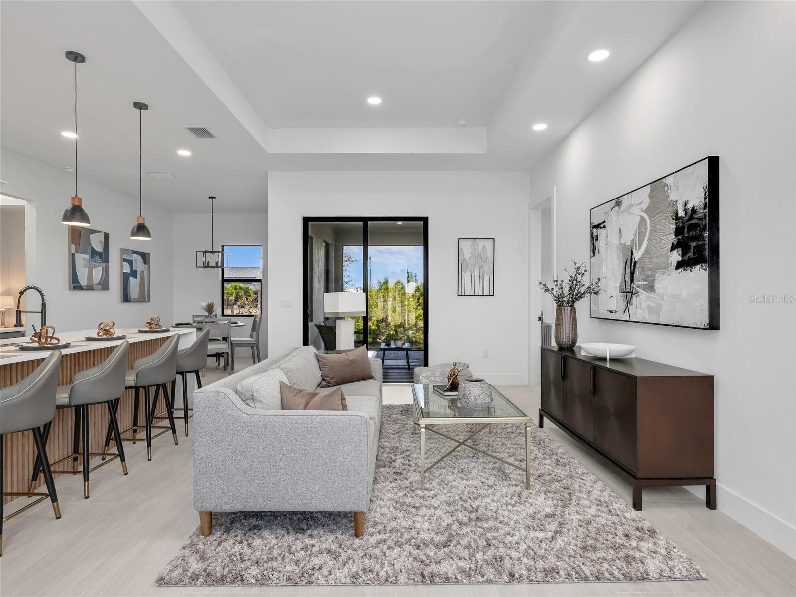 Living Area taken from another model home - 1704 NW 6TH PL, CAPE CORAL
