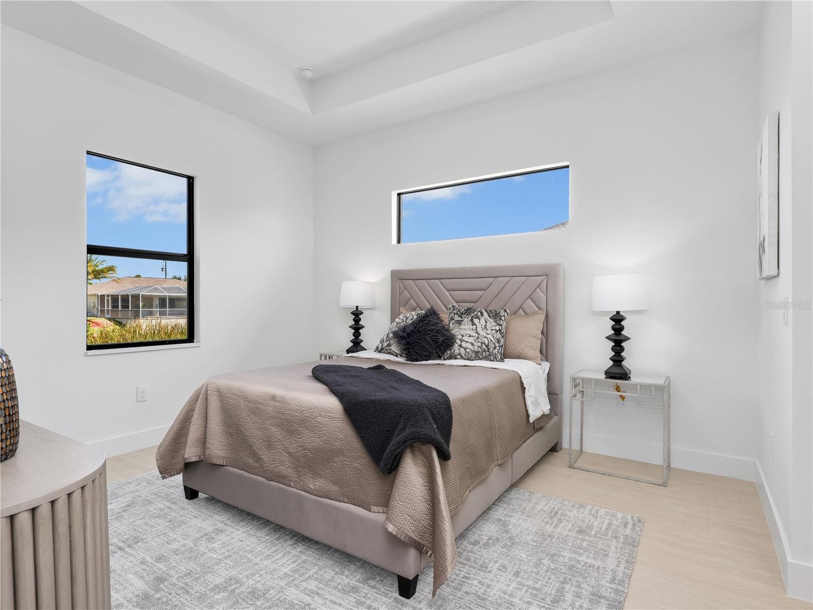 Master Bedroom taken from another model home - 1704 NW 6TH PL, CAPE CORAL