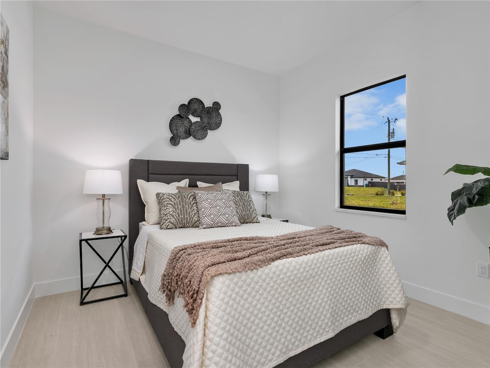 Guest Bedroom picture taken from another model home - 1704 NW 6TH PL, CAPE CORAL