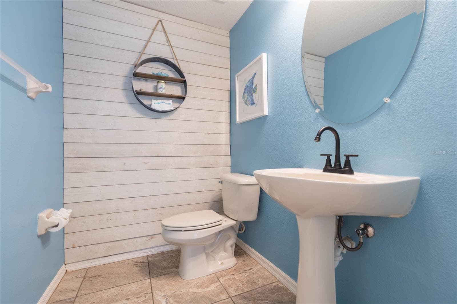 Powder room, 1st floor - 18018 JAVA ISLE DR, TAMPA