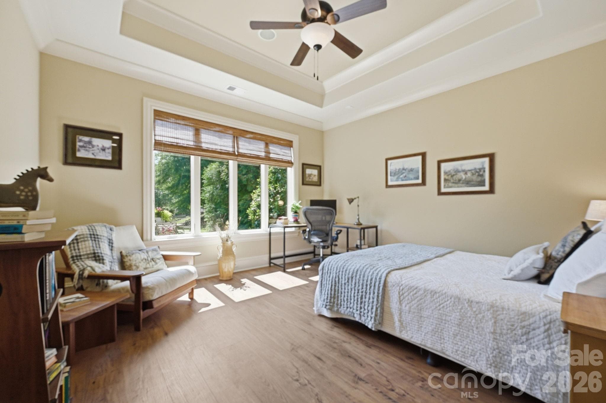 Lower level guest suites, both with access to covered paver patio - 8528 Waxhaw Creek Road, Waxhaw