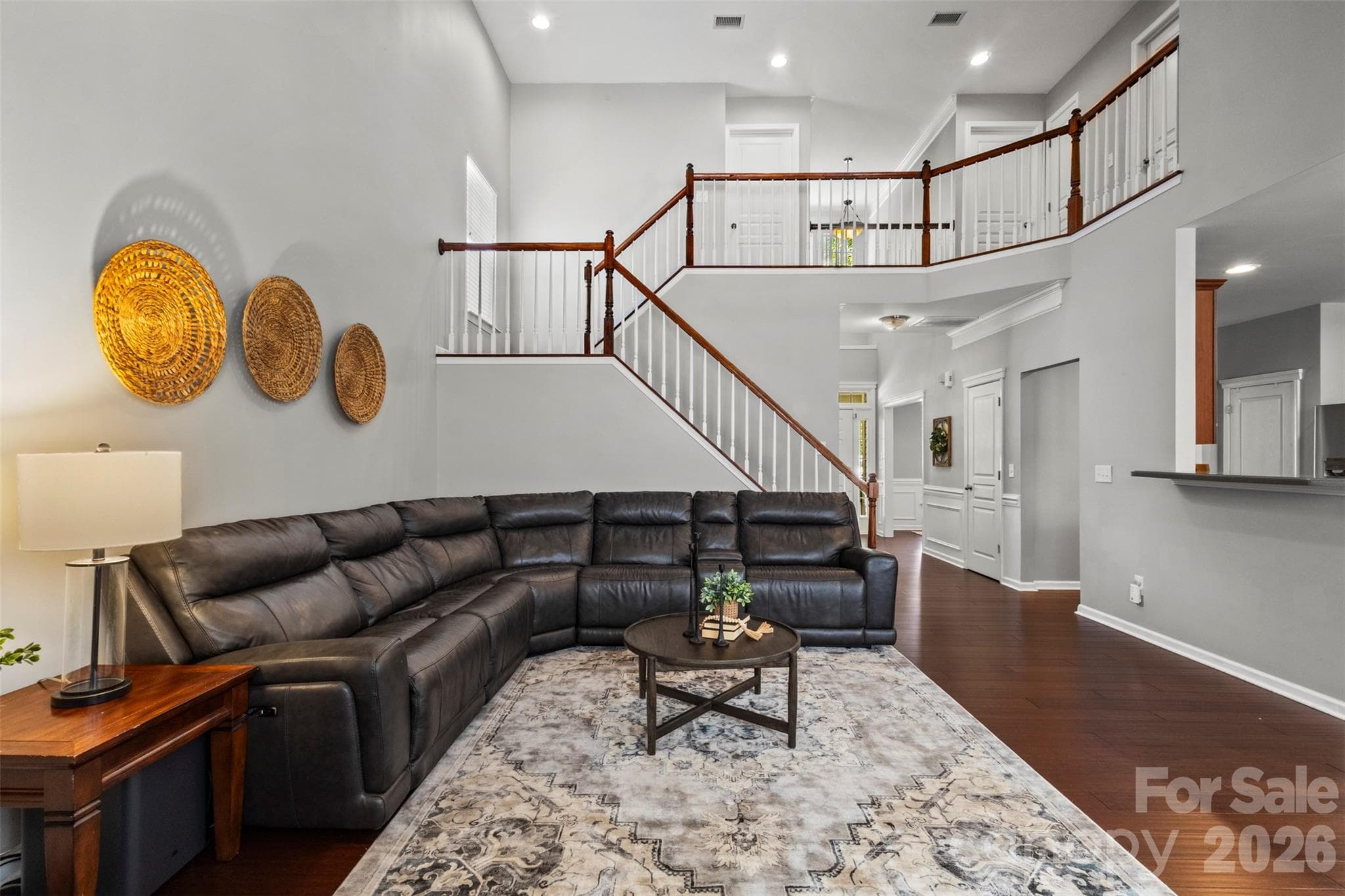 The dramatic stairway makes a statement! - Huntersville