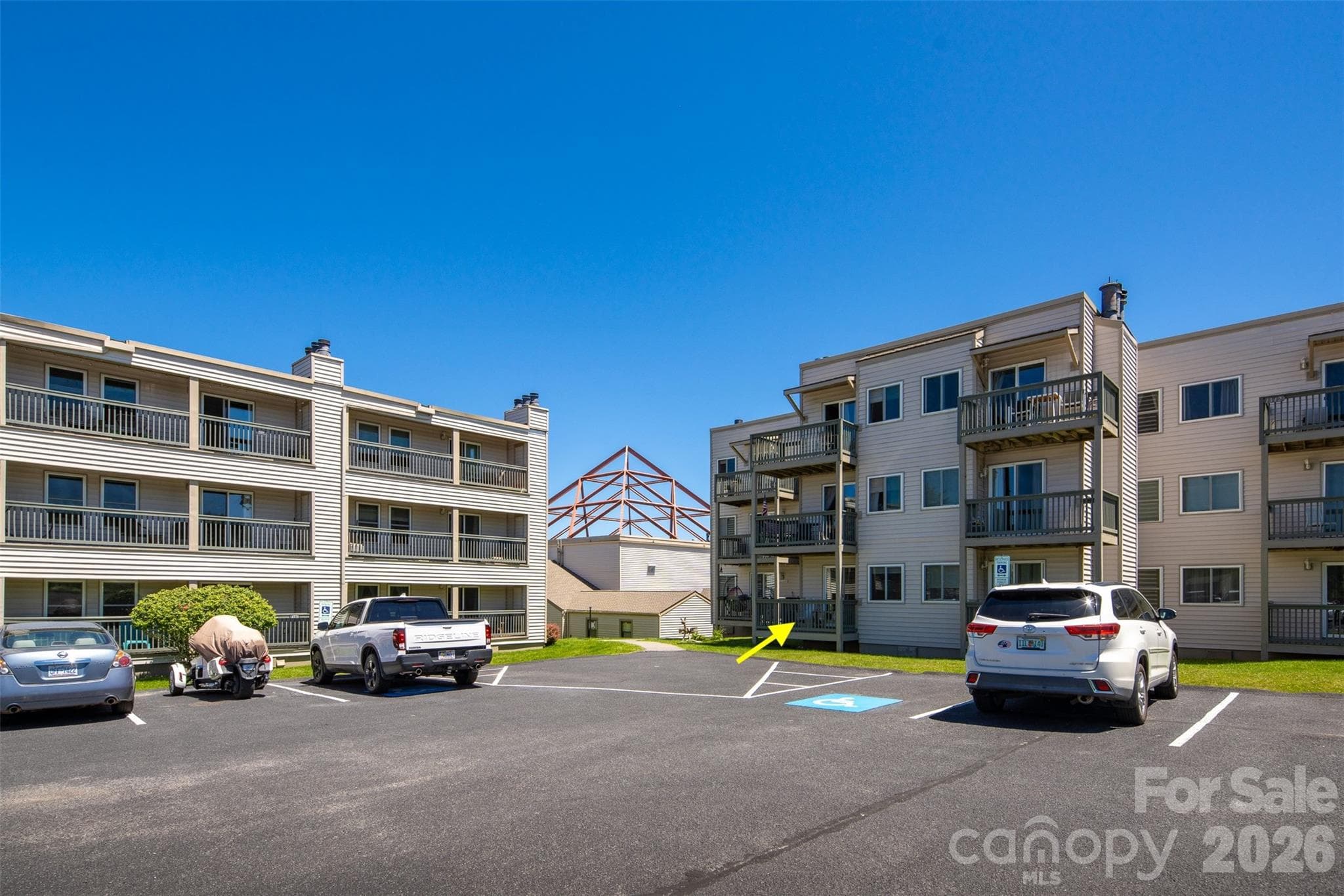 Located near the All Seasons Center with indoor pool. - Beech Mountain