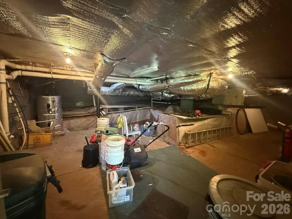 Crawlspace area and great additional storage - 160 Caledonia Road, Landrum