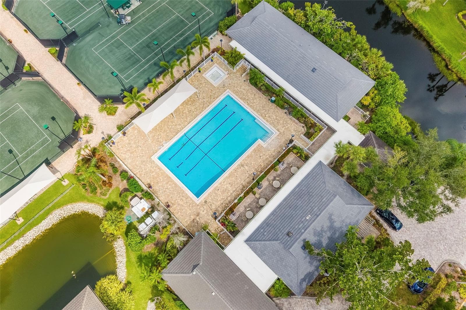 The Landings Racquet Club Pool - 4820 KESTRAL PARK CIR #18, SARASOTA