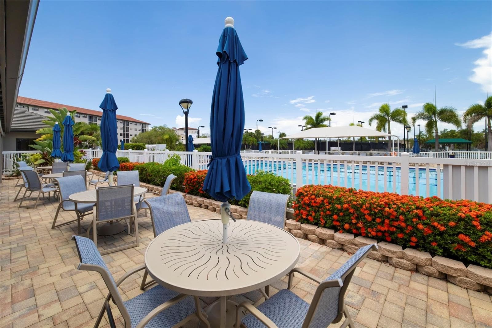 The Landings Clubhouse Patio - 4820 KESTRAL PARK CIR #18, SARASOTA