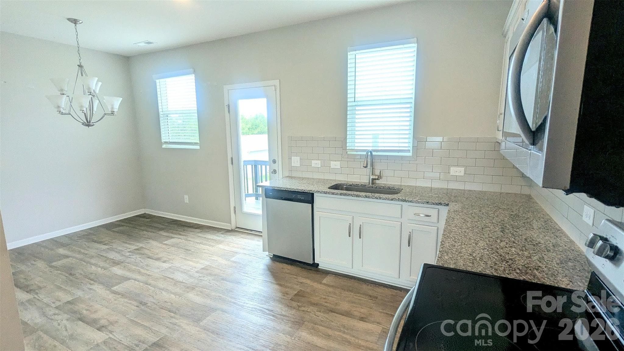 Kitchen from Back door view - 12417 Bryton Ridge Parkway, Huntersville