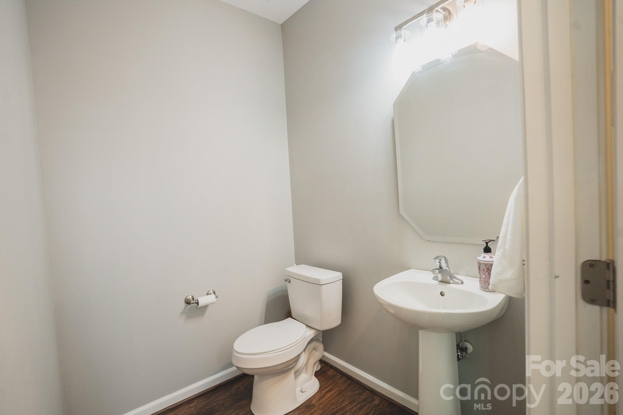 A 1/2  bathroom  on the lower level - Charlotte