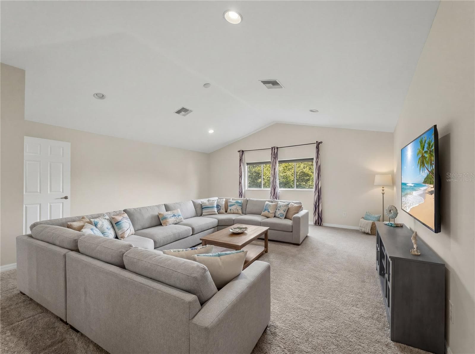 Virtually Staged Upstairs Bonus Room - 11530 Oyster Bay Circle, New Port Richey, FL 34654 - 11530 OYSTER BAY CIR, NEW PORT RICHEY