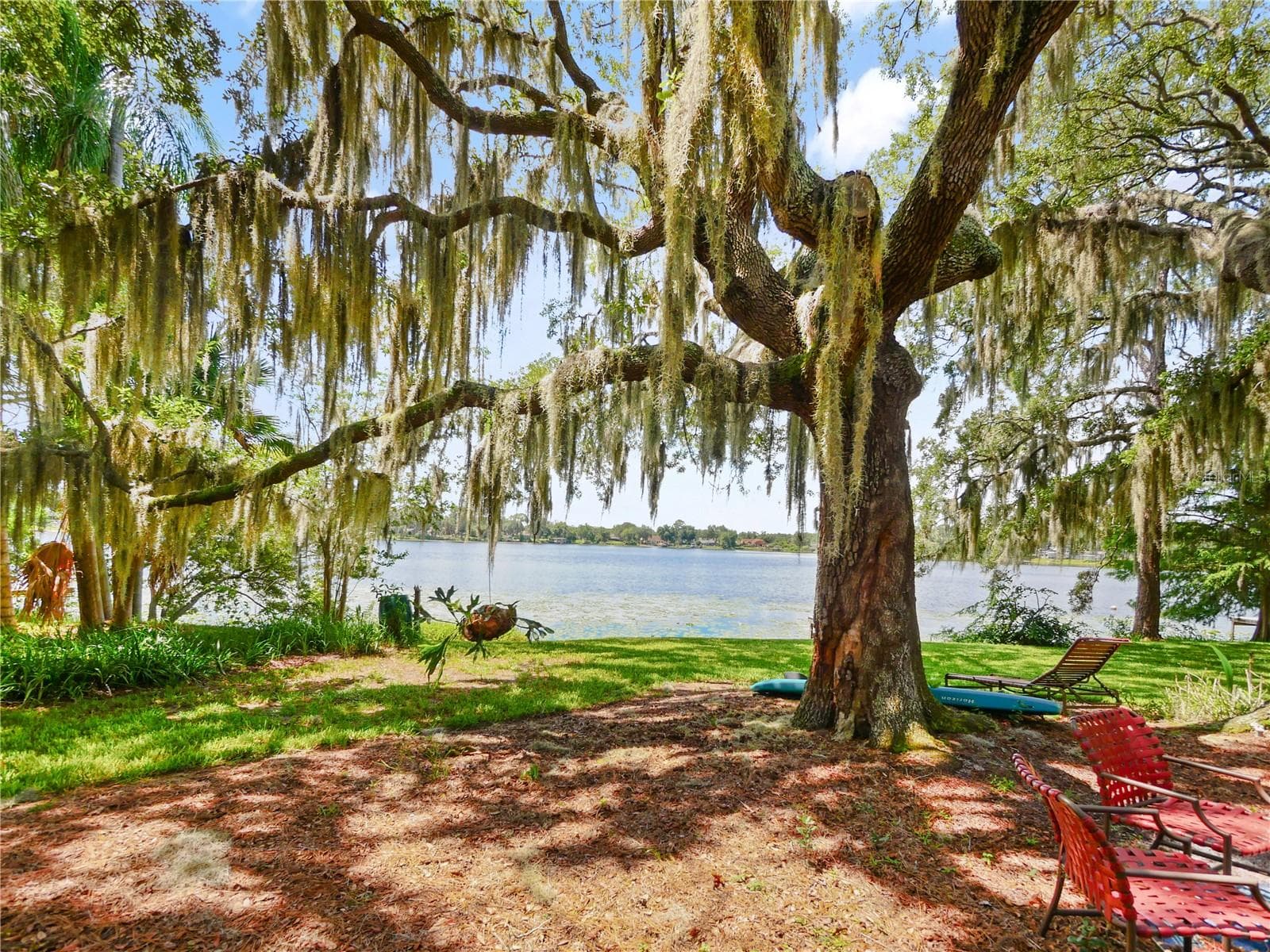 VIEW OF DEEP LAKE / 42 ACRE SKI LAKE - 5701 CROSS FOX LN, OVIEDO