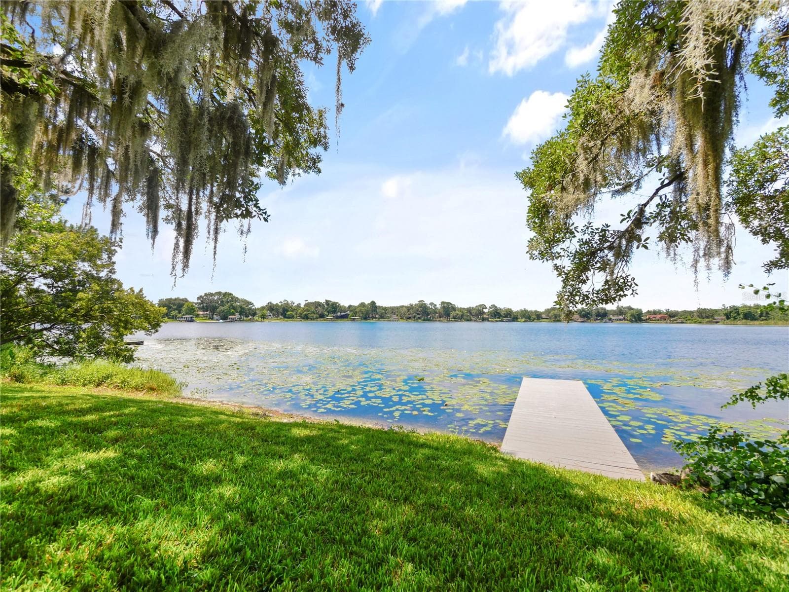 VIEW OF DOCK ONE ON LAKE - 5701 CROSS FOX LN, OVIEDO