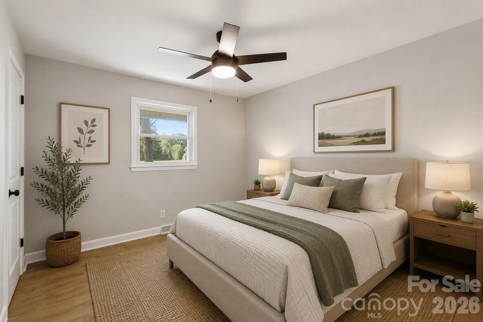 AI virtual staging has been applied. Actual room is unfurnished. - 1524 Williams Road, Lewisville