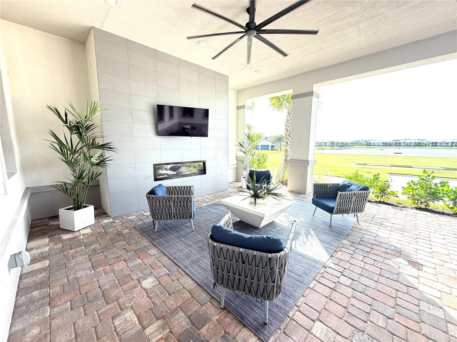 Clubhouse Exterior Patio overlooking driving range - 14648 SYCAMORE CT #3022, PUNTA GORDA