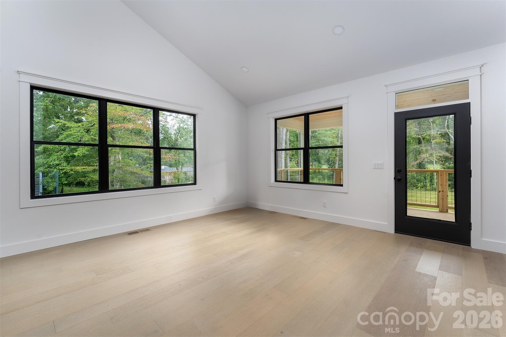 access door to back deck and lots of natural light - 808 Maybank Drive, Hendersonville