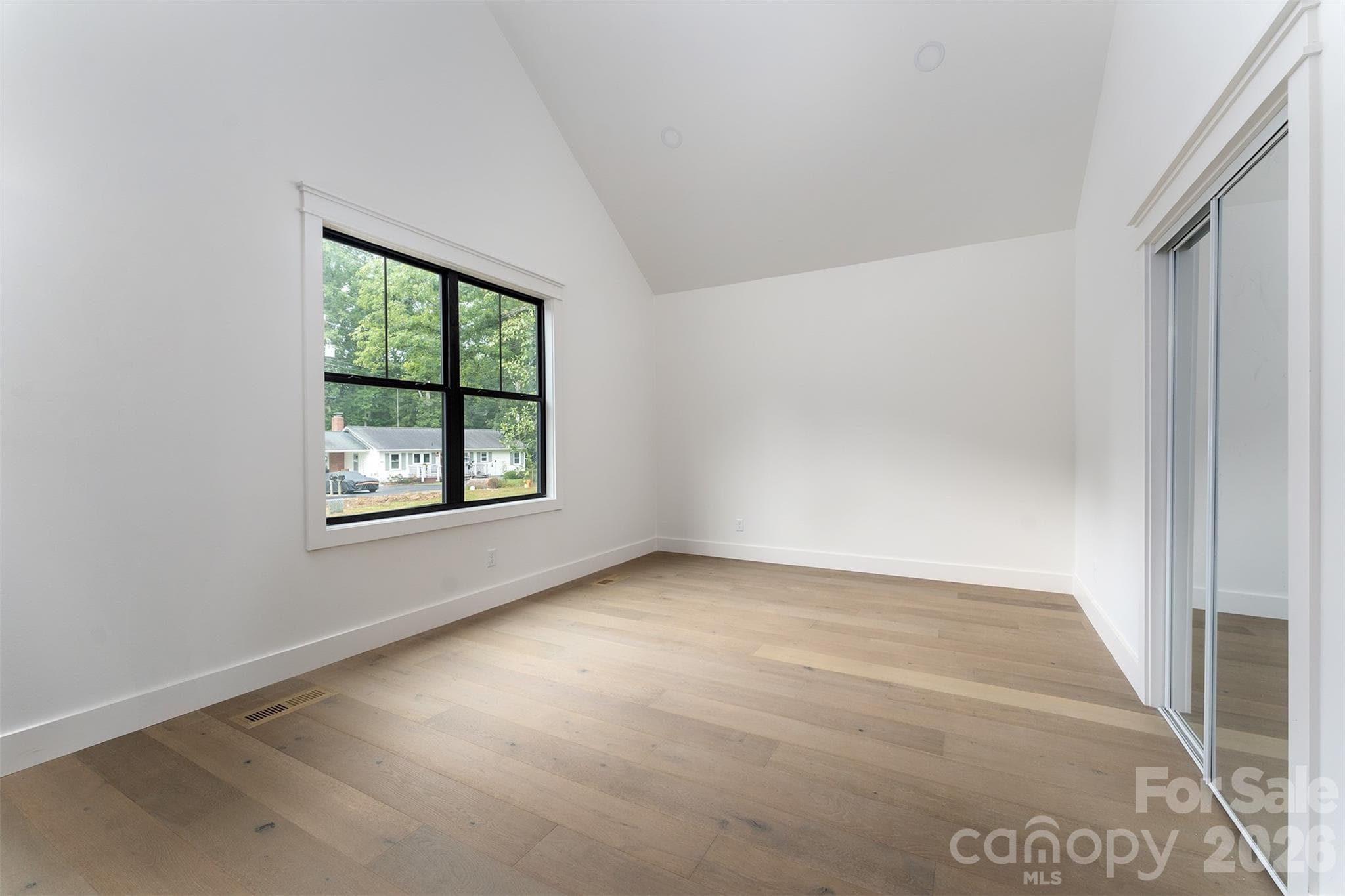 Bedroom facing front of home perfect for an office - 808 Maybank Drive, Hendersonville