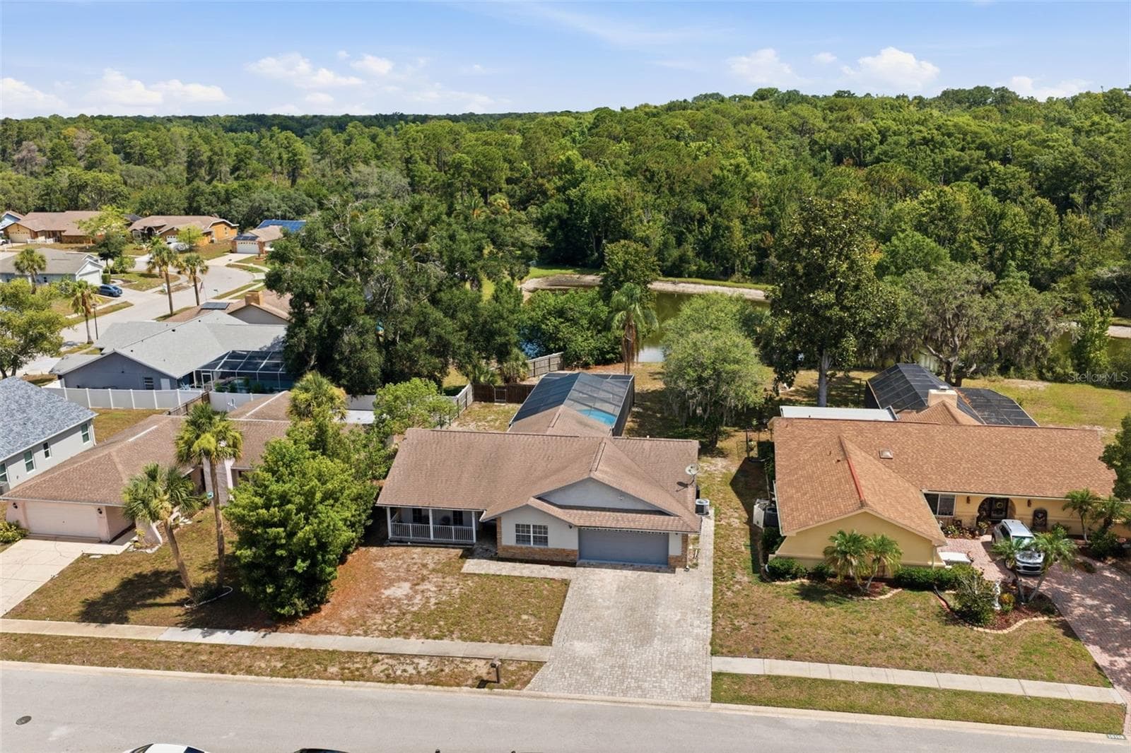 Aerial View - 10110 BRIAR CIR, HUDSON