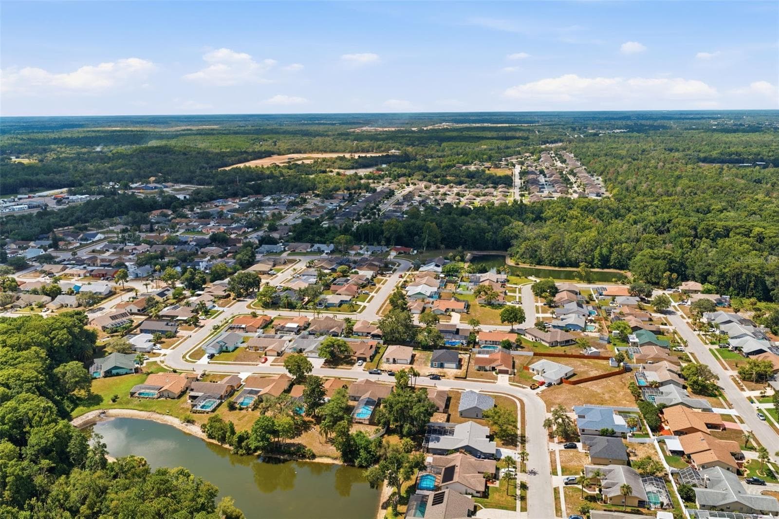 Aerial View - 10110 BRIAR CIR, HUDSON