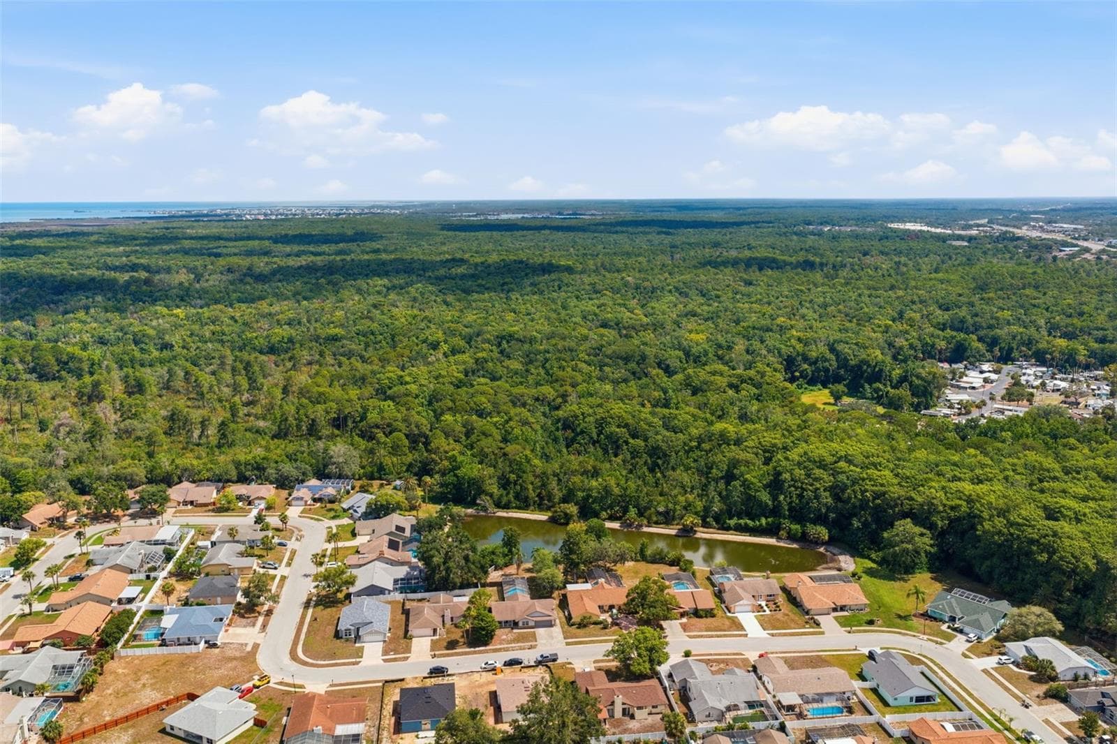 Aerial View - 10110 BRIAR CIR, HUDSON