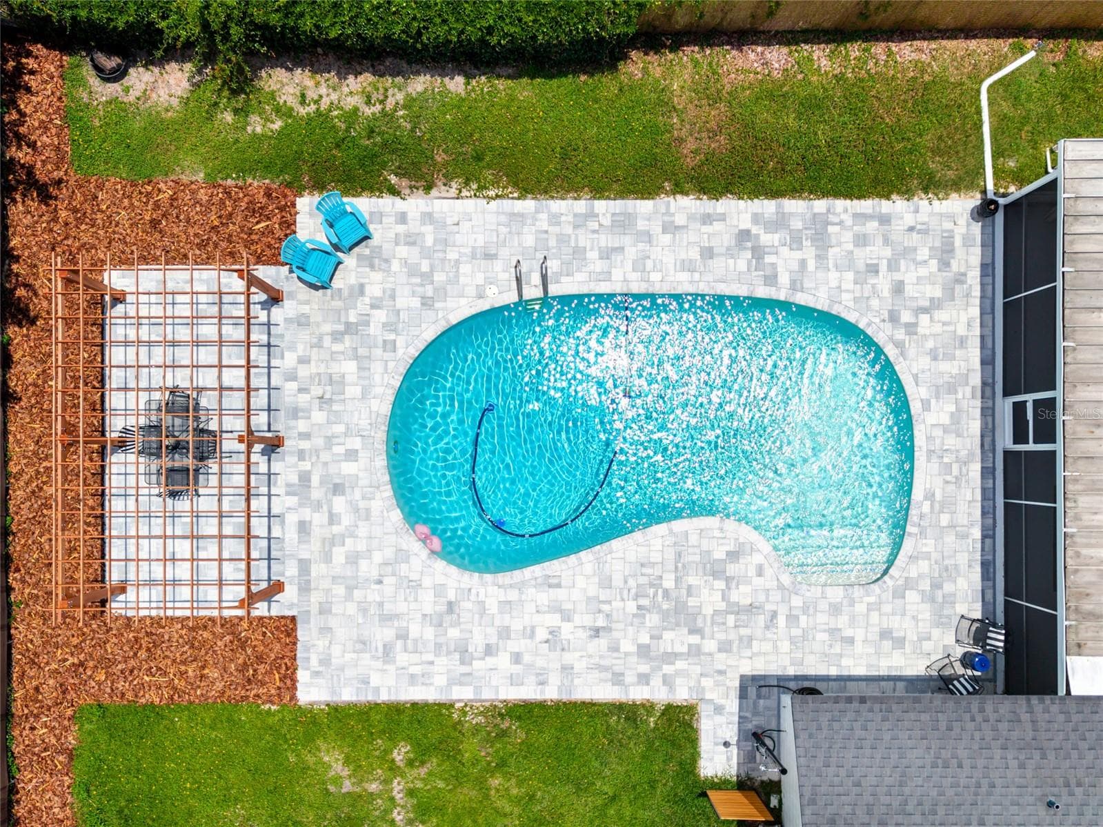 Backyard Aerial - 722 S RANGER BLVD, WINTER PARK