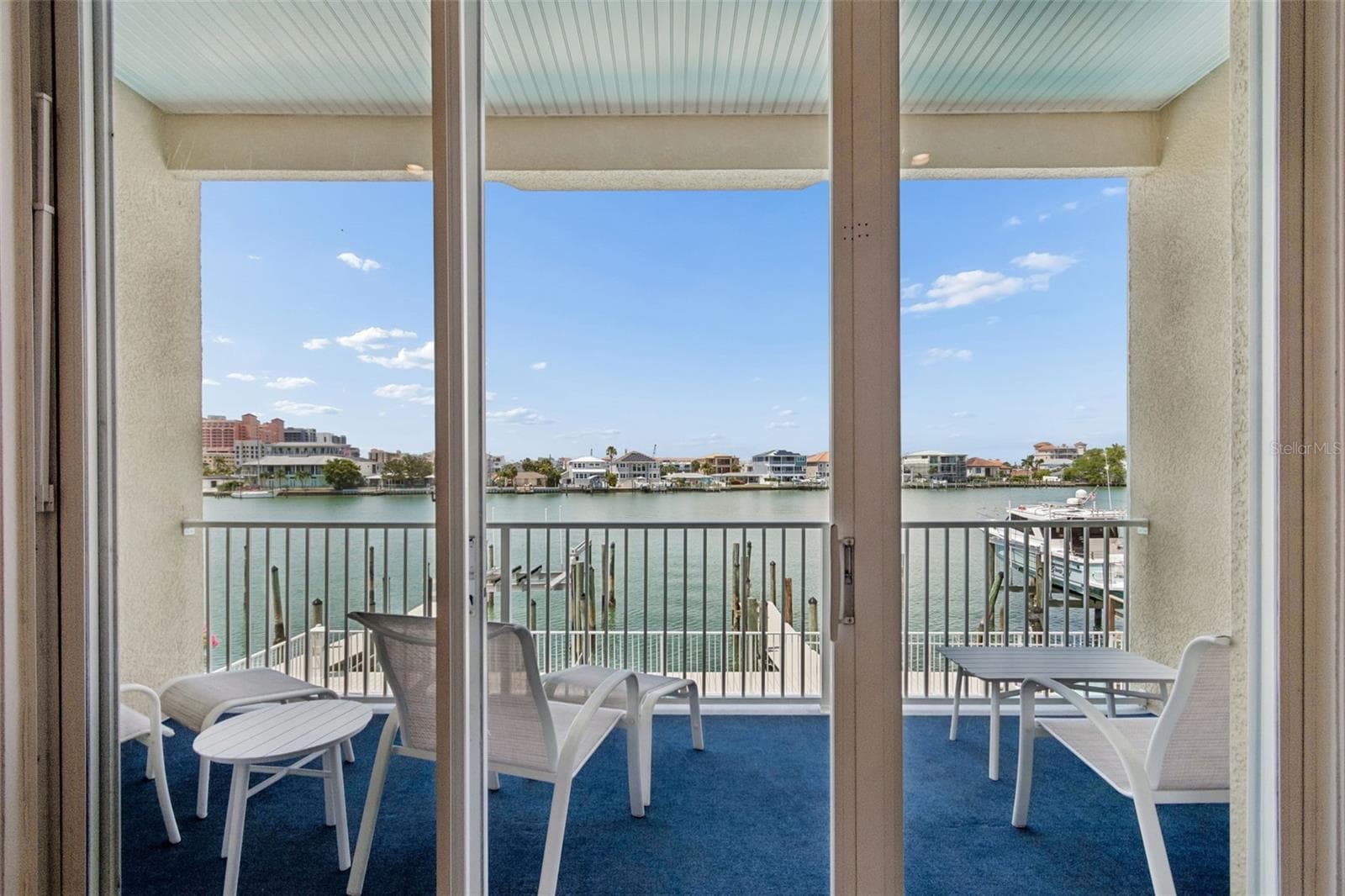 Balcony View off Living Room - 620 BAYWAY BLVD #5, CLEARWATER BEACH