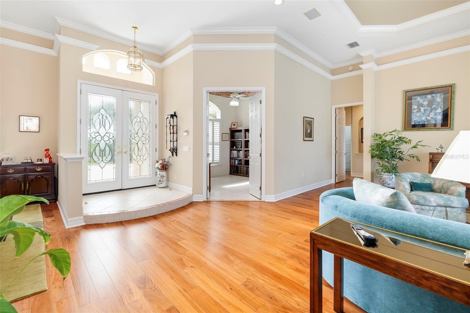 Wood flooring in Living Area - 2528 TOM MORRIS DR, SARASOTA