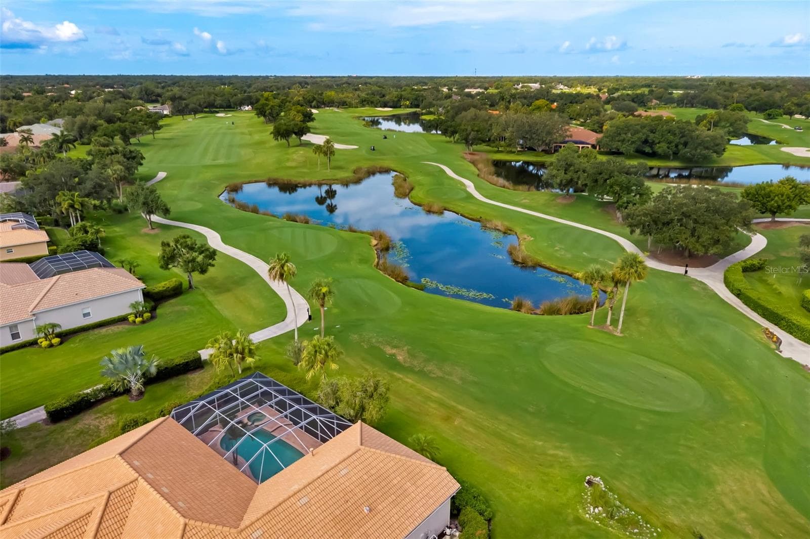 Lake/golf course - 2528 TOM MORRIS DR, SARASOTA