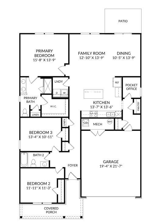 Main Level - 1516 Ardmore Drive, Sherrills Ford