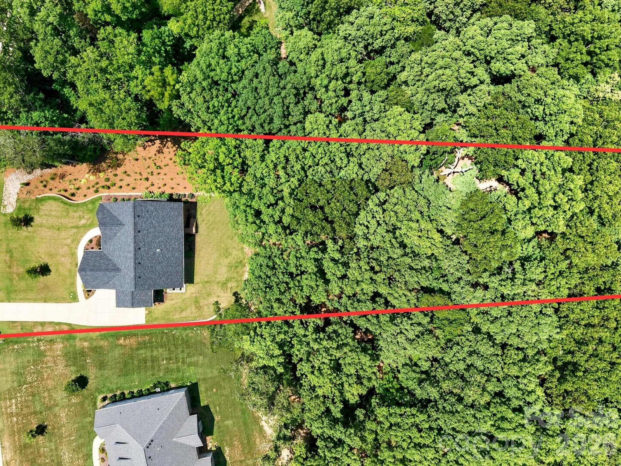 1 Acre Lot with private walking path loop.  Lot Lines are Approximate - 919 Tamary Way, Landis