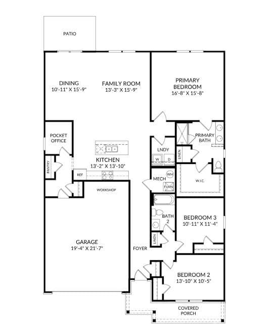 Main Level - 1513 Ardmore Drive, Sherrills Ford