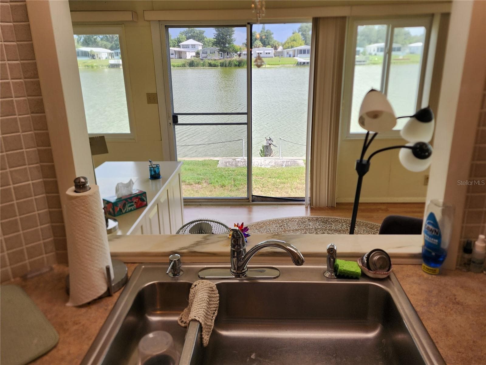 View from Kitchen sink - waterview - 808 53RD AVE E #169, BRADENTON