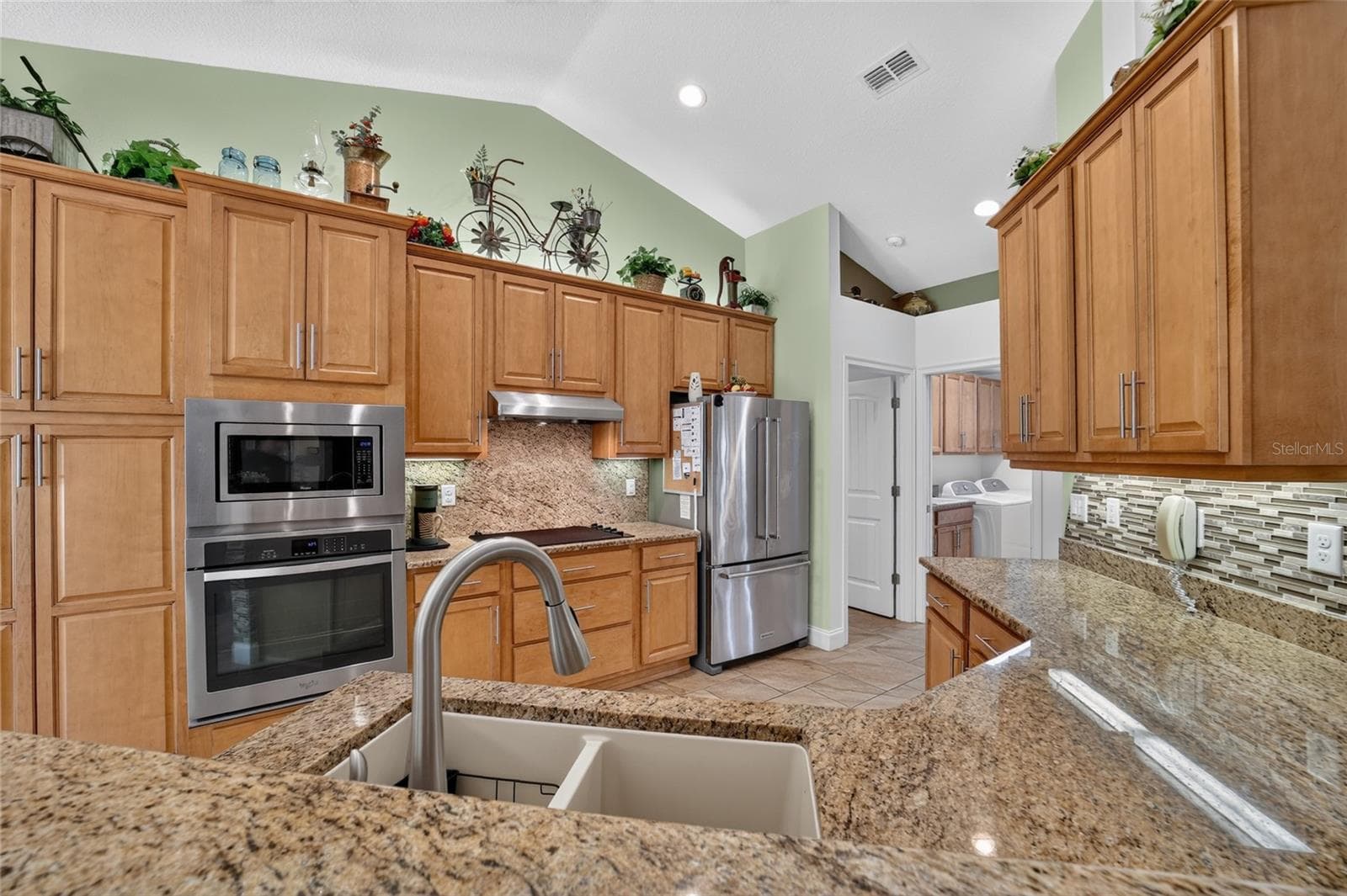 Kitchen from counter top between dinette area - 16364 SE 89TH TER, SUMMERFIELD