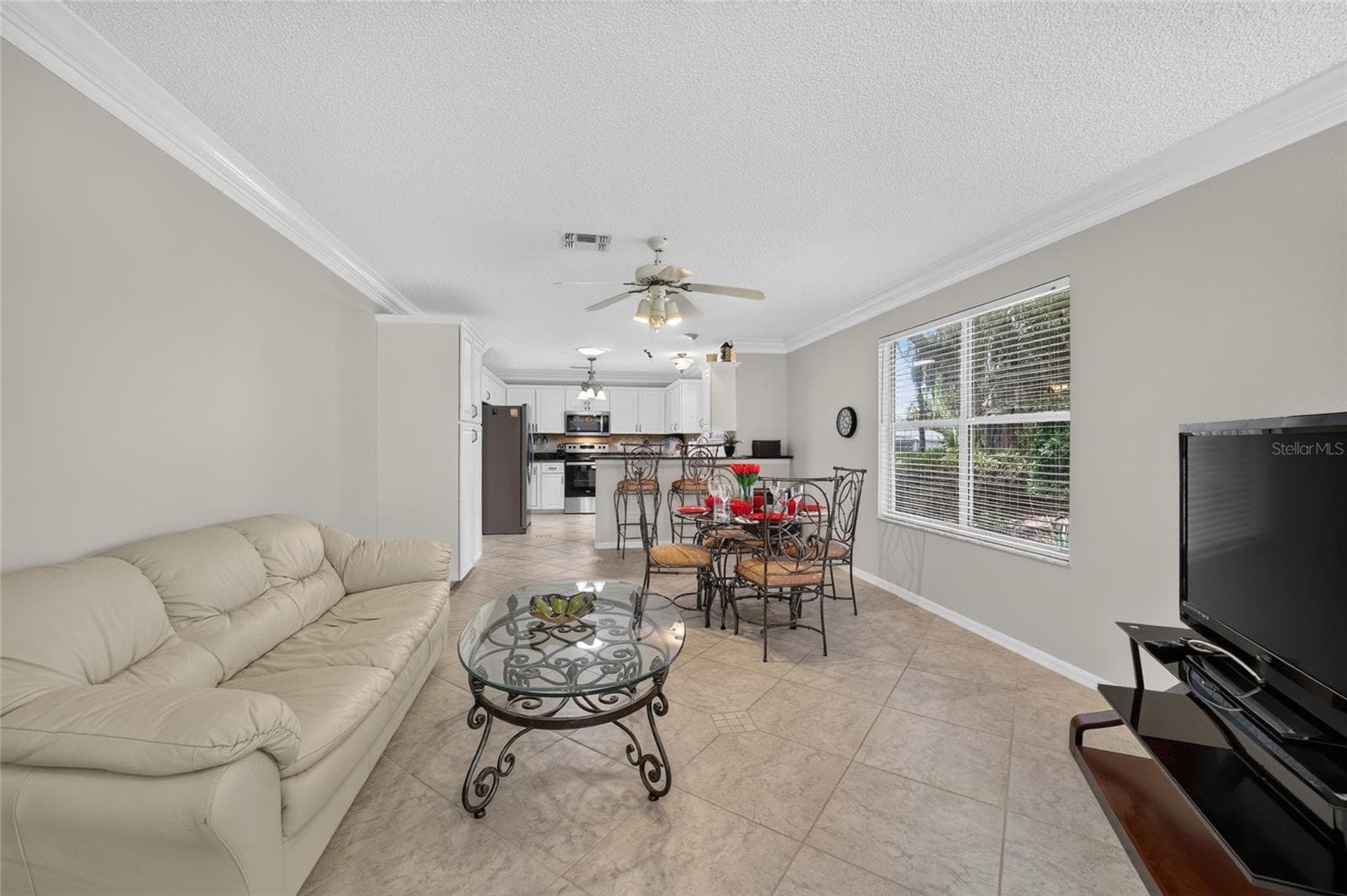 Dining/ seating area toward kitchen - 1230 DESILVA ST, THE VILLAGES